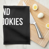 Liftgewicht en Eat Cookies - Funny Workout Theedoek (Quarter Fold)