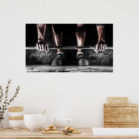 Liftgewicht Poster (Keuken)