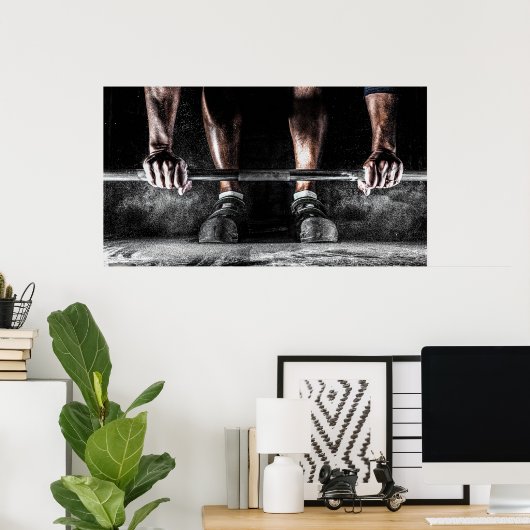 Liftgewicht Poster (Thuiskantoor)