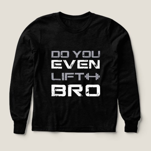 lifting bro Bro Grappige Gym Typography (Voorkant)