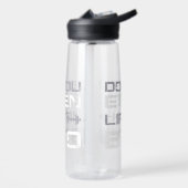 lifting bro Funny Gym Typography Waterfles (Links)