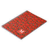 Lifting Gewichten Rood Groen Patroon | Jouw naam t Notitieboek (Linkerzijde)