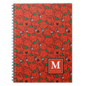 Lifting Gewichten Rood Groen Patroon | Jouw naam t Notitieboek (Voorkant)