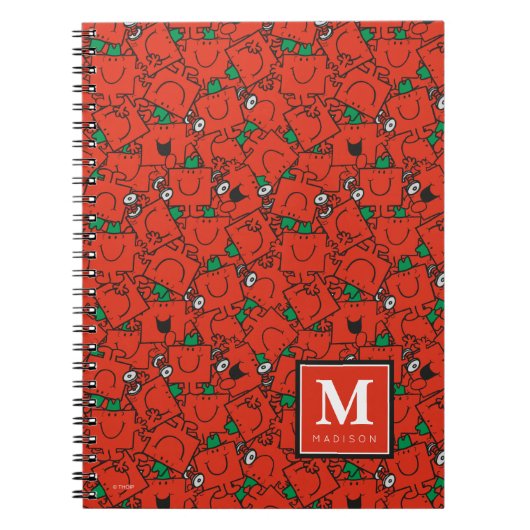 Lifting Gewichten Rood Groen Patroon | Jouw naam t Notitieboek (Voorkant)