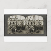 Lifting Water uit de Nijl in Egypte rond 1928 Briefkaart (Voorkant)