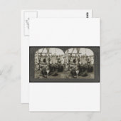 Lifting Water uit de Nijl in Egypte rond 1928 Briefkaart (Voorkant / Achterkant)