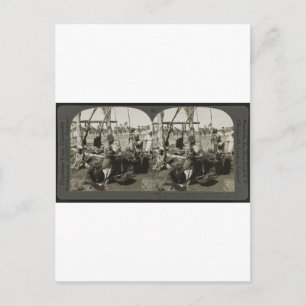 Lifting Water uit de Nijl in Egypte rond 1928 Briefkaart