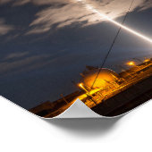 Liftoff of Cygnus Cargo Ship, on Mission to ISS Poster (Hoek)