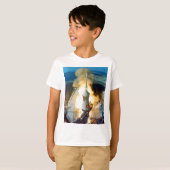 Liftoff van de Apollo 11 Saturn V Space Vehicle T-shirt (Voorkant volledig)