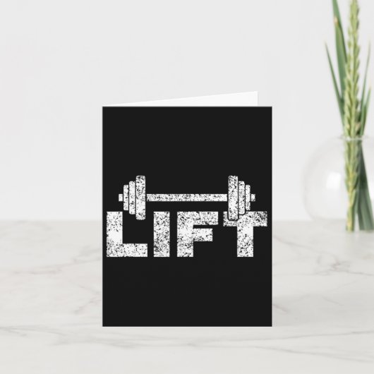 Lifwerkpleister Gewichtslipgym Kaart (Voorkant)
