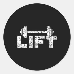 Lifwerkpleister Gewichtslipgym Ronde Sticker