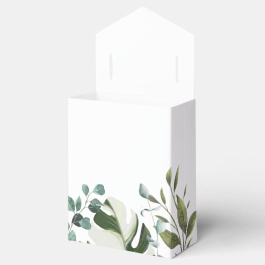 LIFY Botanische Eucalyptus verlaat bruiloft Bedankdoosjes (Geopend)