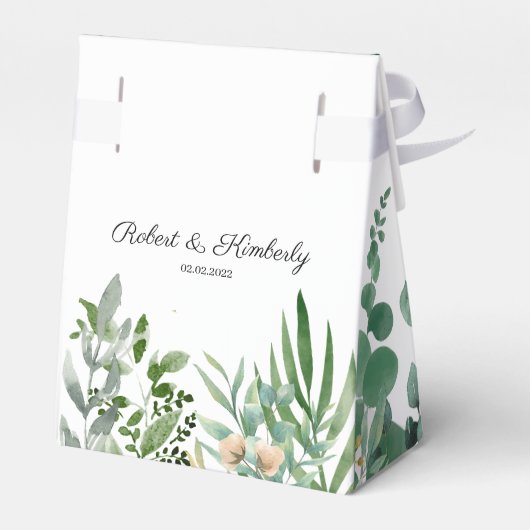 LIFY Botanische Eucalyptus verlaat bruiloft Bedankdoosjes (Achterkant)