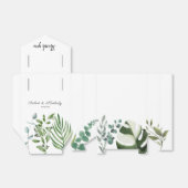 LIFY Botanische Eucalyptus verlaat bruiloft Bedankdoosjes (Uitgevouwen)