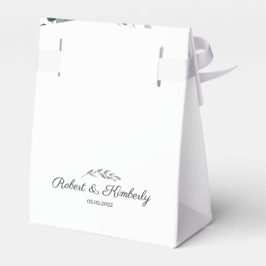 LIFY Botanische Eucalyptus verlaat bruiloft Bedankdoosjes (Achterkant)