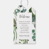 LIFY Botanische Eucalyptus verlaat bruiloft Cadeaulabel (Voorkant)