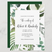 LIFY Botanische Eucalyptus verlaat bruiloft Kaart (Voorkant / Achterkant)