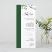 LIFY Botanische Eucalyptus verlaat bruiloft Menu (Staand voorkant)