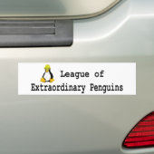 Liga van buitengewone pinguïns 2 bumpersticker (Op auto)