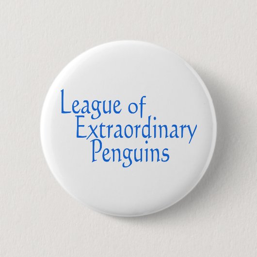 Liga van buitengewone pinguïns 3 ronde button 5,7 cm (Voorkant)