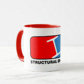 Liga van constructeurs mok (Voorkant links)