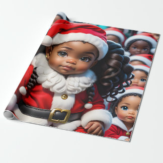 Liga van Lady Santas Wrapping Paper Cadeaupapier