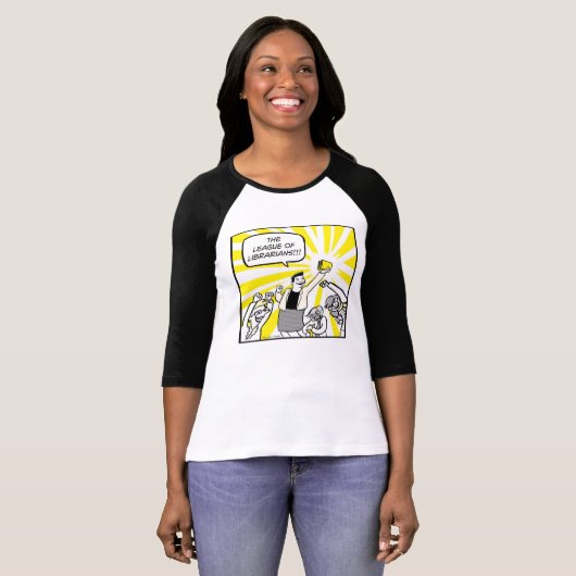 Liga van Librari T! T-shirt (Voorkant volledig)