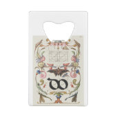 Ligature do van Mira Calligraphiae Monumenta Creditkaart Flessenopener (Achterkant)