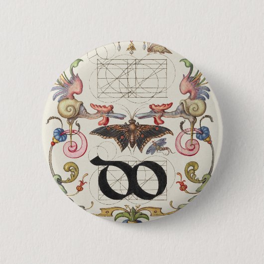 Ligature do van Mira Calligraphiae Monumenta Ronde Button 5,7 Cm (Voorkant)