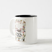 Ligature do van Mira Calligraphiae Monumenta Tweekleurige Koffiemok (Voorkant links)