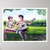 "Ligaya" — geïnspireerd door de Eraserheads Song Poster (Voorkant)