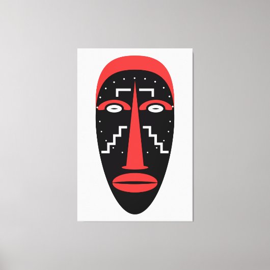 Ligbi Mask Canvas Afdruk (Voorkant)