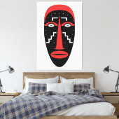 Ligbi Masker Canvas Afdruk (Insitu (Slaapkamer))