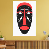 Ligbi Masker Canvas Afdruk (Insitu (Woonkamer))