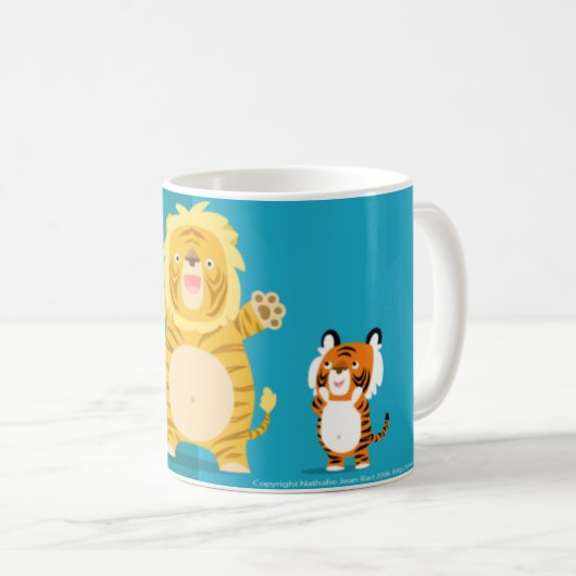 Liger en zijn trotse ouders mok (Voorkant rechts)