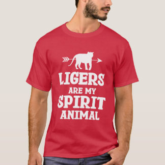 Ligers zijn mijn spirituele dier familie t-shirt