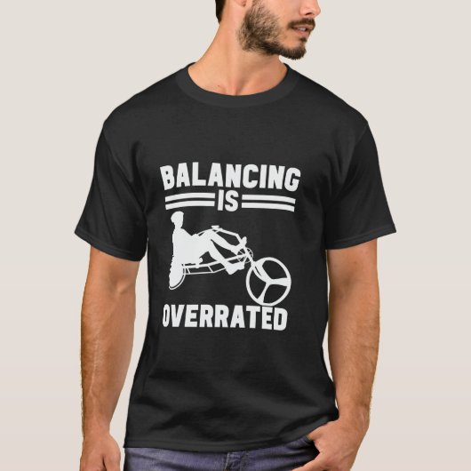 Ligfiets driewieler Ligdriewieler T-shirt (Voorkant)