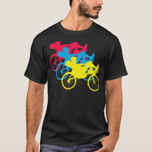 Ligfiets Retro BMX Rider Rac T-shirt