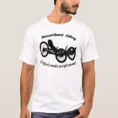 ligfiets t-shirt (Voorkant)