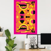 Liggen of ronduit liegen poster (Thuiskantoor)