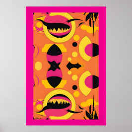 Liggen of ronduit liegen poster
