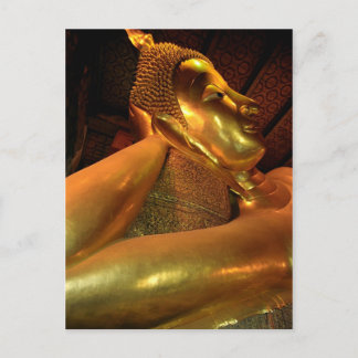 Liggend Boeddha bij Wat Pho Tempel in Bangkok Briefkaart