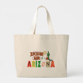 Liggend in Arizona Grote Tote Bag (Achterkant)