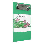 Liggend tulpenboeket mini klembord (Schuin)