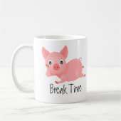 liggende Pauze tijd Koffiemok (Links)