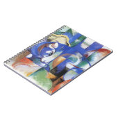 Liggende Stier van Franz Marc, Kunst uit het vroeg Notitieboek (Linkerzijde)