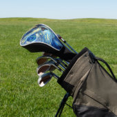 Ligh Blue Cat Golfheadcover (Insitu)