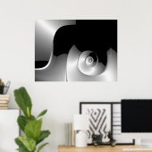 Light 14 Fine Fractal Art Poster (Thuiskantoor)