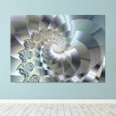 Light 2 Brago-Mitchell Fine Fractal Art Canvas Afdruk (Insitu (Houten vloer))