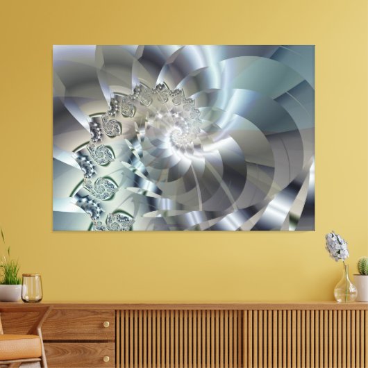 Light 2 Brago-Mitchell Fine Fractal Art Canvas Afdruk (Insitu (Woonkamer))